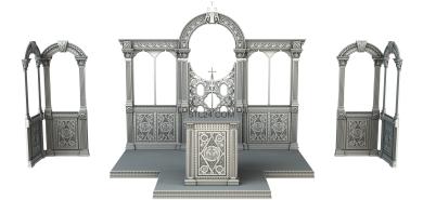 Iconostasis (IKN_0211) 3D models for cnc